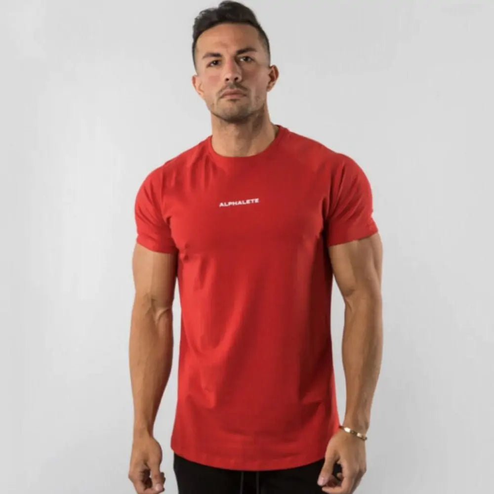 Men Fitted Gym T-Shirt