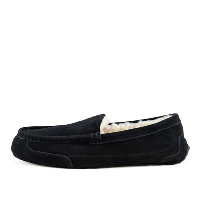 Fluffy Men's Slippers Black