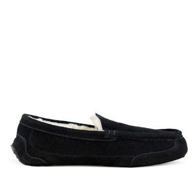 Fluffy Men's Slippers Black